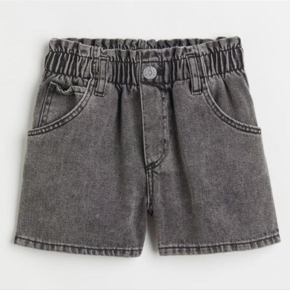 H&M Other - 0535 H&M Cotton Denim Paper-bag Shorts Size 4T